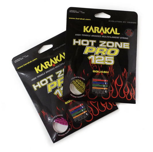 Karakal Hot Zone Pro 125 Squash String Jaune