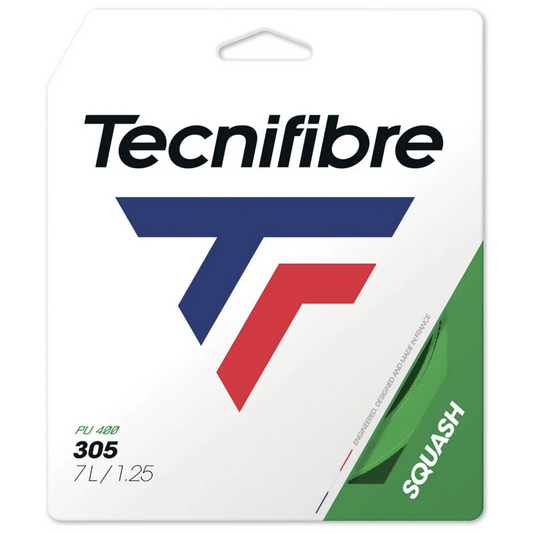 Tecnifibre GARNITURE 305 SQUASH VERT 1,25