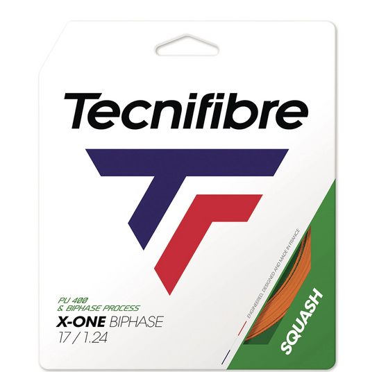 Tecnifibre GARNITURE X-ONE BIPHASE SQUASH ORANGE 1,24