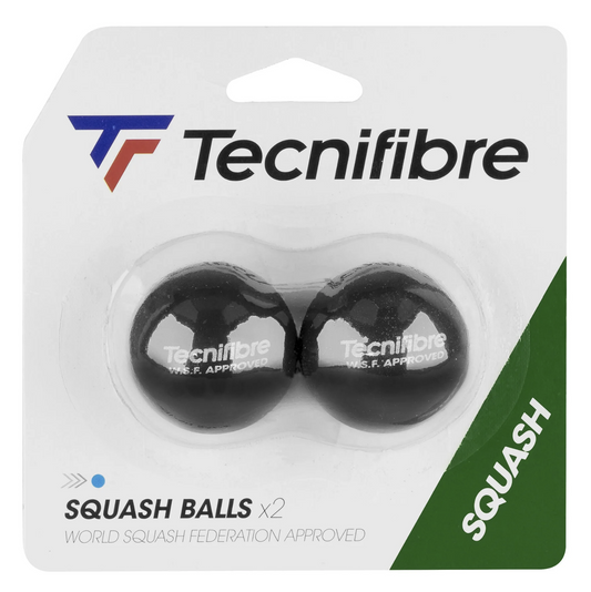 Tecnifibre Balles de squash point bleu