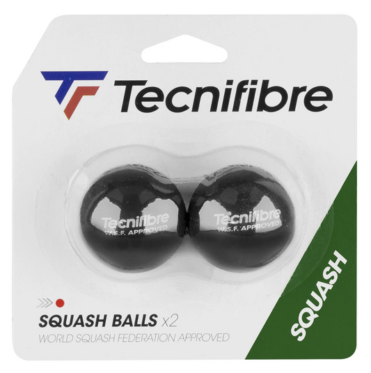 Tecnifibre Balles de squash point rouge