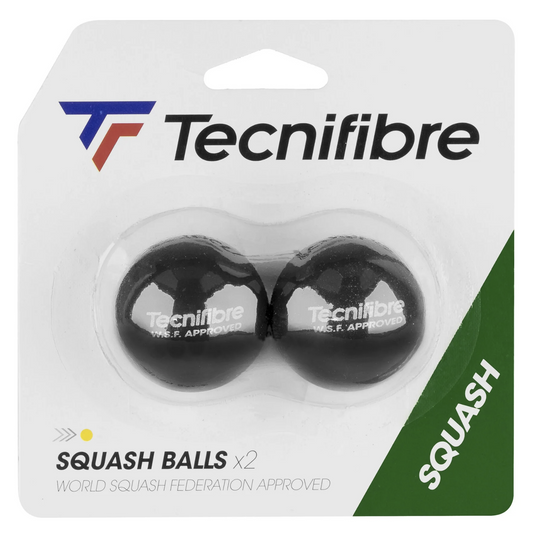 Tecnifibre Balles de squash point jaune